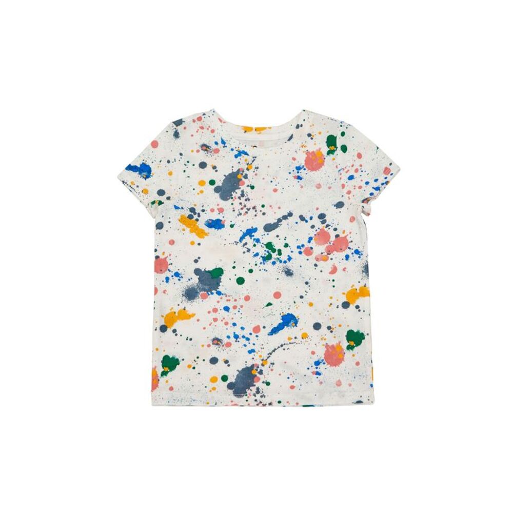 Epic Threads Toddler Girls Rainbow Splatter Graphic T-Shirt